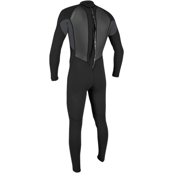2026 O'Neill Hommes Reactor-2 3/2mm Back Zip Combinaison Néoprène 5040B - Black / Graphite